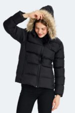 Slazenger GUEST Kadın Mont Siyah - Görsel 5