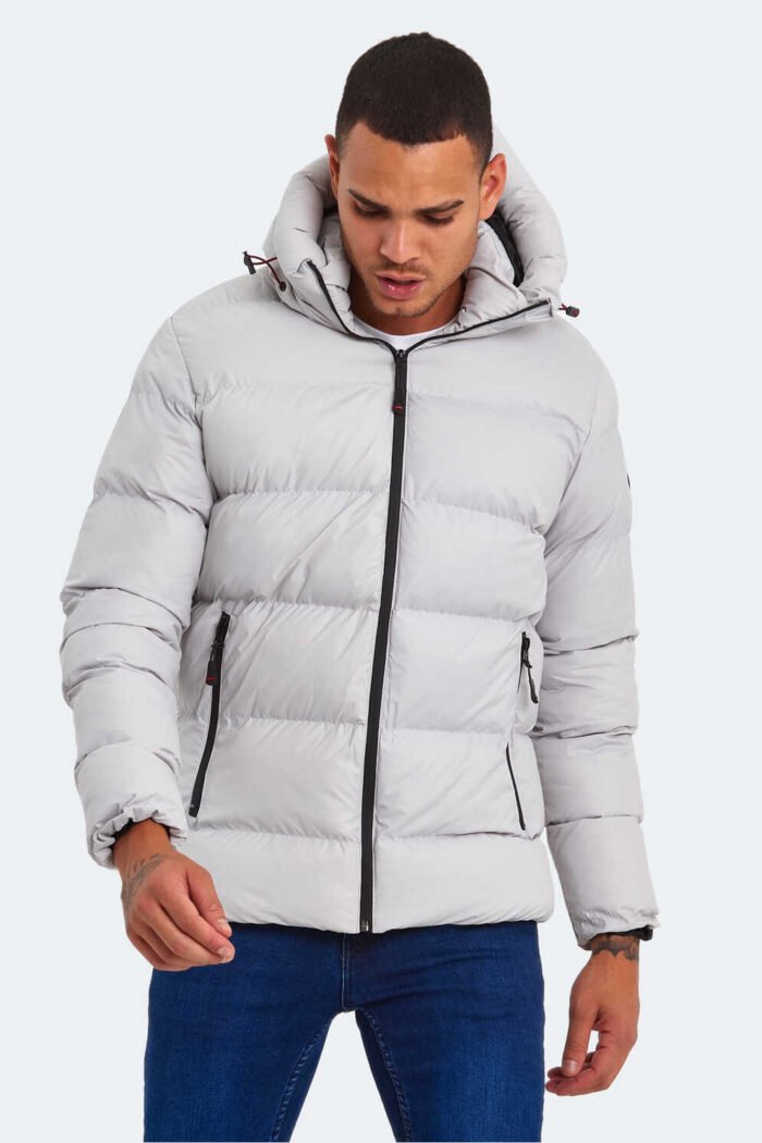 Slazenger HANK Erkek Mont & Kaban Taş Gri - Görsel 1