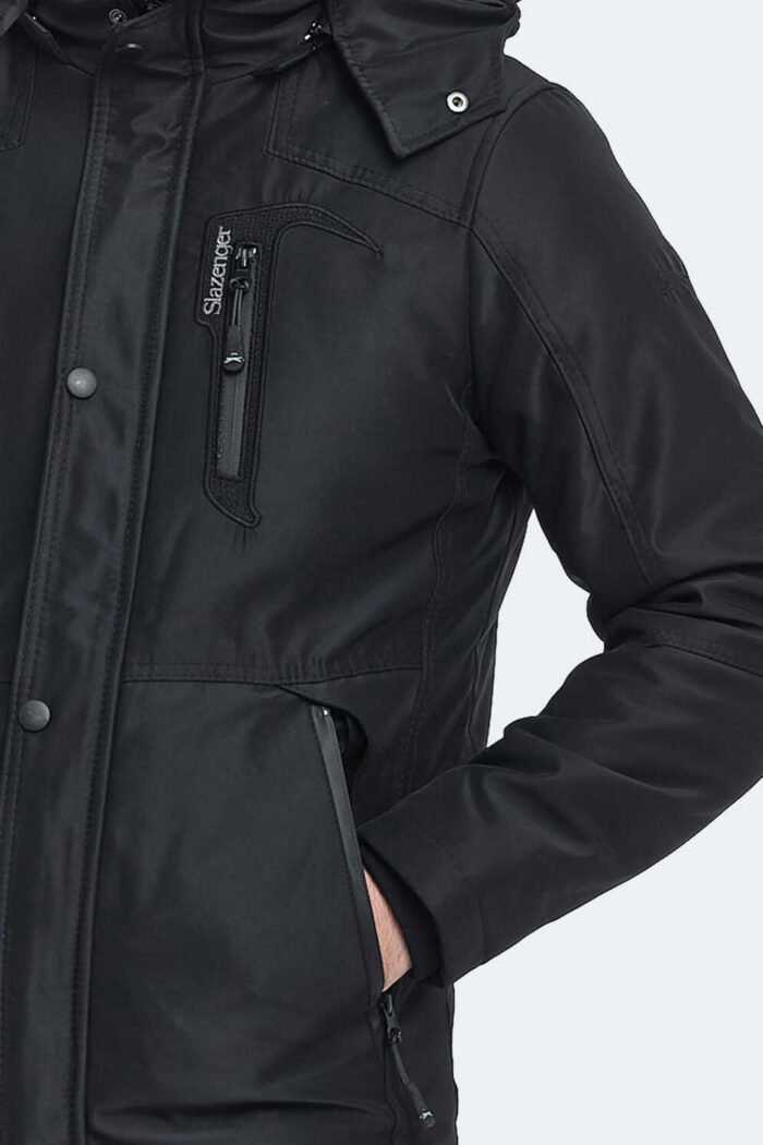 Slazenger HANKIN Erkek Mont Siyah - Görsel 5