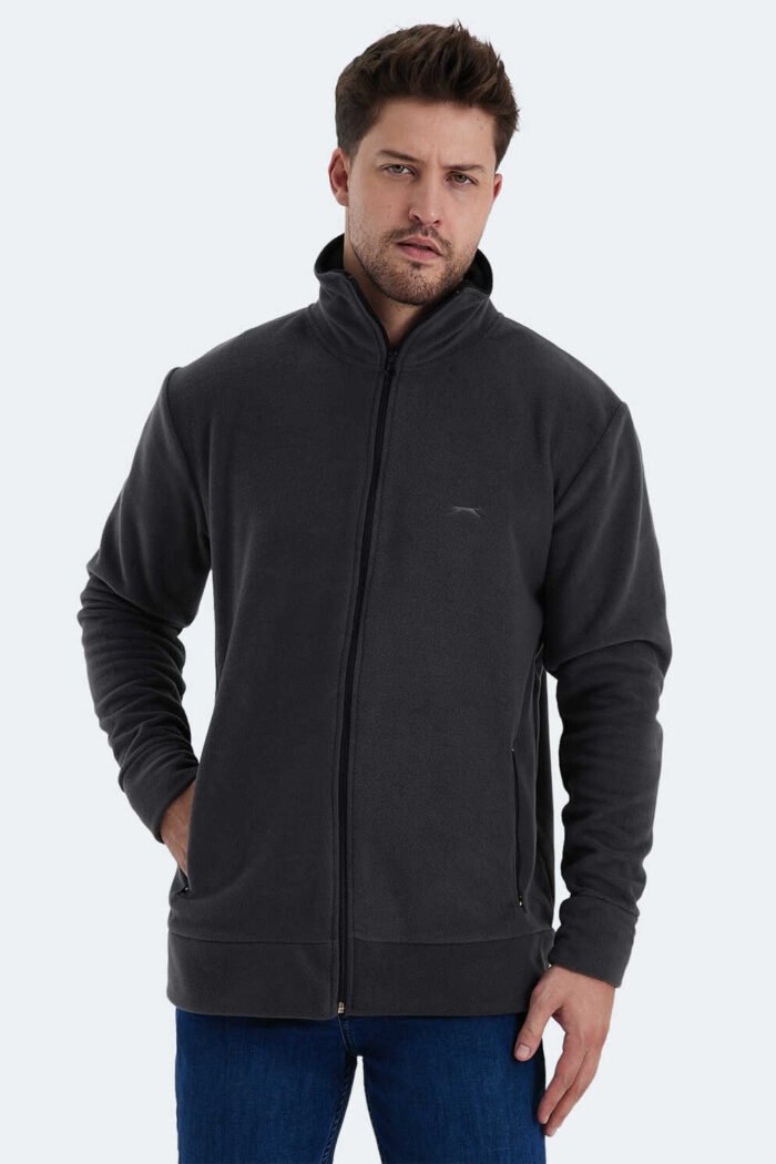 Slazenger KADMOS Erkek Sweatshirt Koyu Gri - Görsel 4