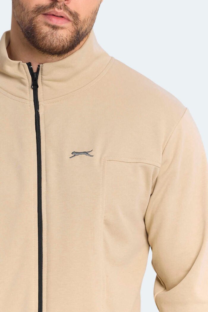 Slazenger KAGISONA Erkek Sweatshirt Bej - Görsel 5