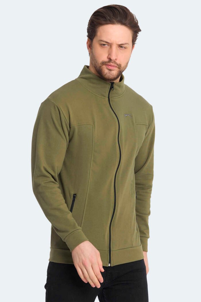 Slazenger KAGISONA Erkek Sweatshirt Haki - Görsel 1