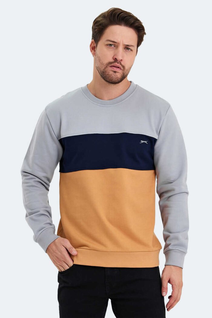 Slazenger KALYN Erkek Sweatshirt Gri - Görsel 1