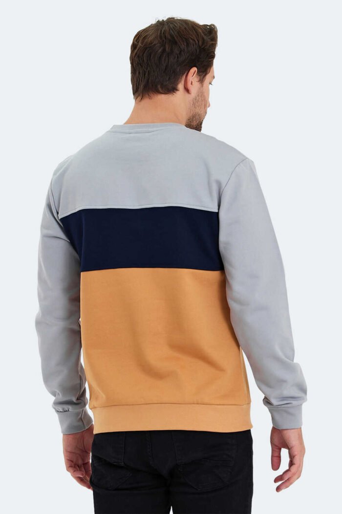 Slazenger KALYN Erkek Sweatshirt Gri - Görsel 3