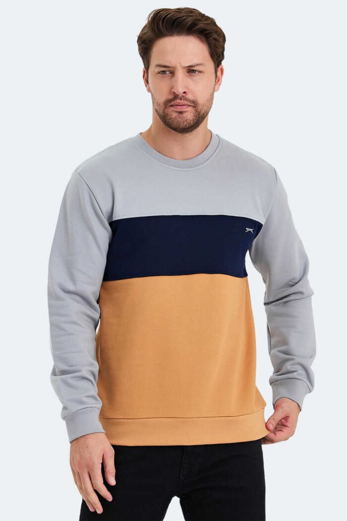 Slazenger KALYN Erkek Sweatshirt Gri - Görsel 2