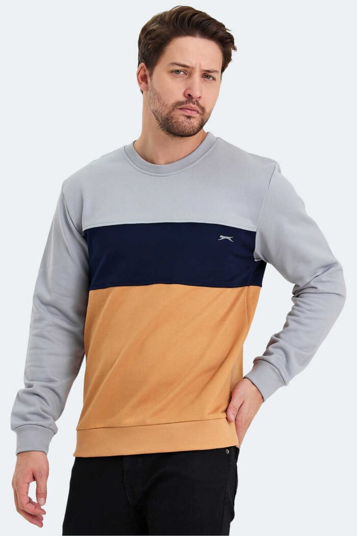 Slazenger KALYN Erkek Sweatshirt Gri - Görsel 5