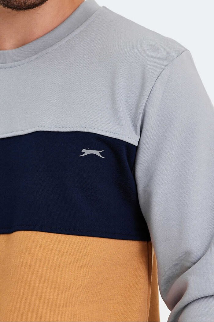 Slazenger KALYN Erkek Sweatshirt Gri - Görsel 4