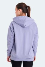 Slazenger KATHLEENA Kadın Sweatshirt Mor - Görsel 5