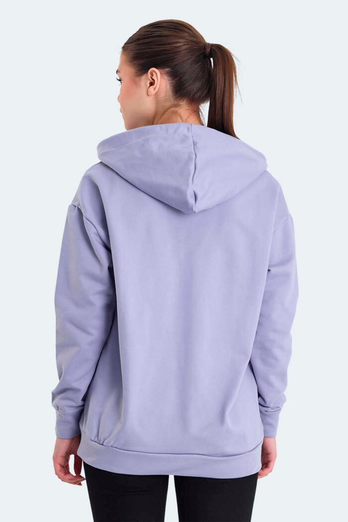 Slazenger KATHLEENA Kadın Sweatshirt Mor - Görsel 5
