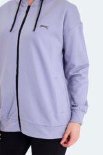 Slazenger KATHLEENA Kadın Sweatshirt Mor - Görsel 3