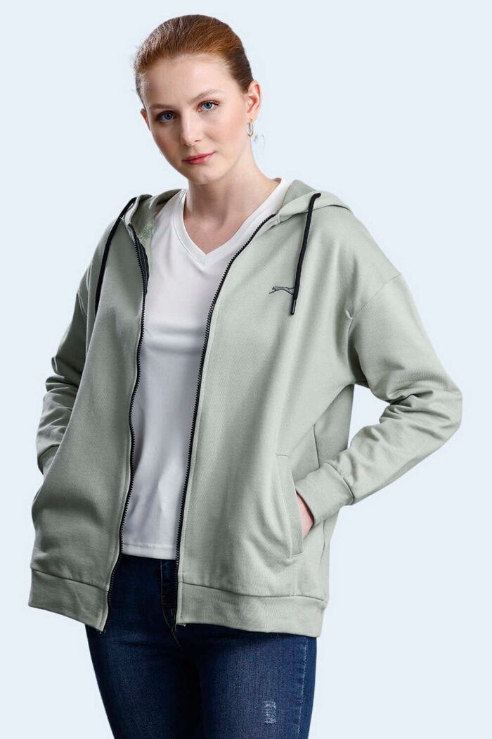 Slazenger KATHLEENA Kadın Sweatshirt Nane - Görsel 4