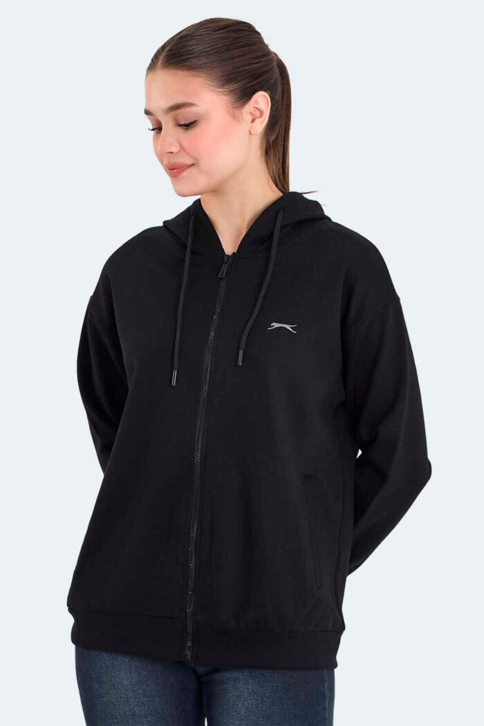 Slazenger KATHLEENA Kadın Sweatshirt Siyah - Görsel 5