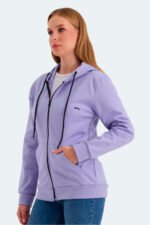 Slazenger KATYA Kadın Sweatshirt Lila - Görsel 2