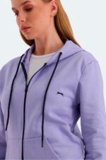 Slazenger KATYA Kadın Sweatshirt Lila - Görsel 3