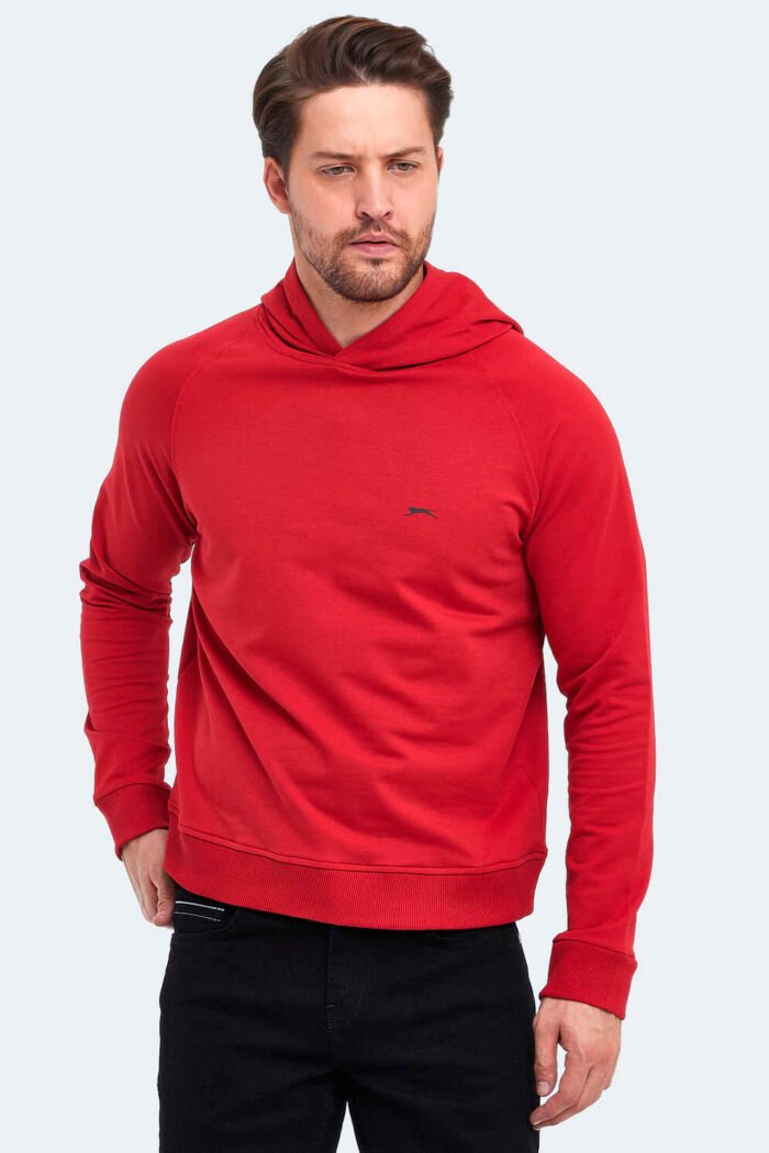 Slazenger KICKER Erkek Sweatshirt Kırmızı - Görsel 4