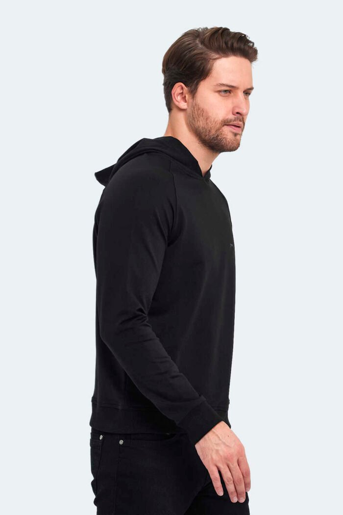 Slazenger KICKER Erkek Sweatshirt Siyah - Görsel 5