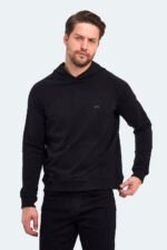 Slazenger KICKER Erkek Sweatshirt Siyah - Görsel 2