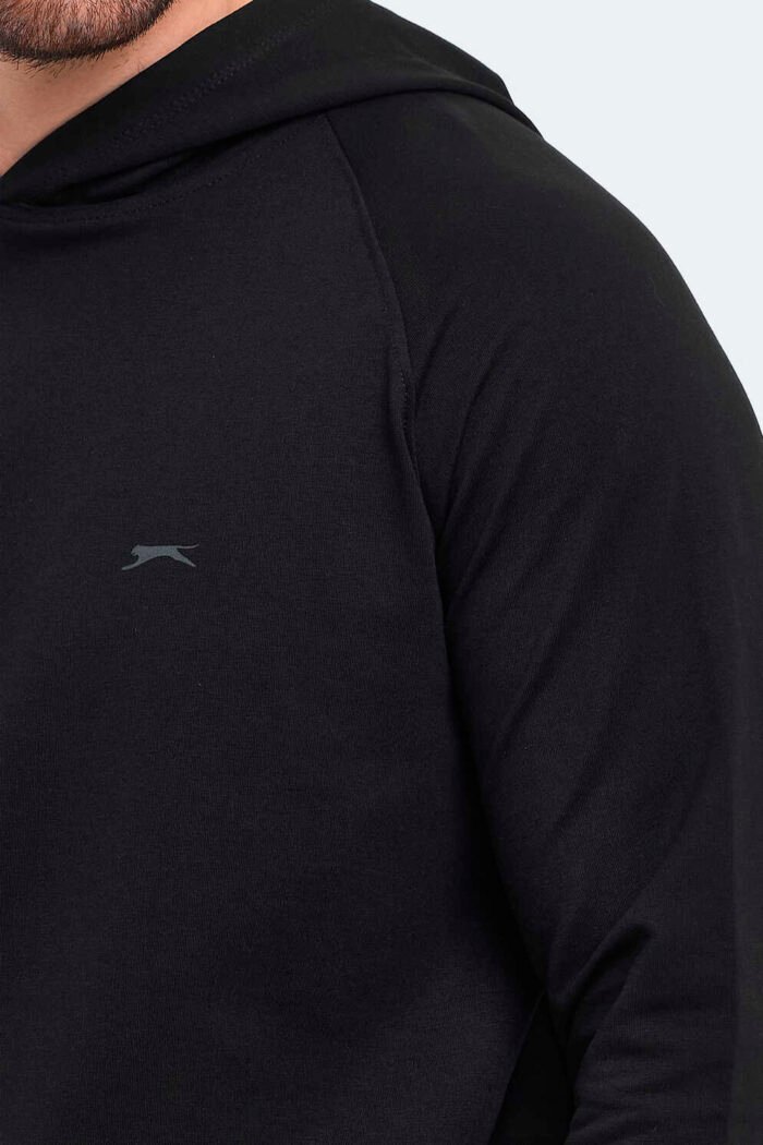 Slazenger KICKER Erkek Sweatshirt Siyah - Görsel 4