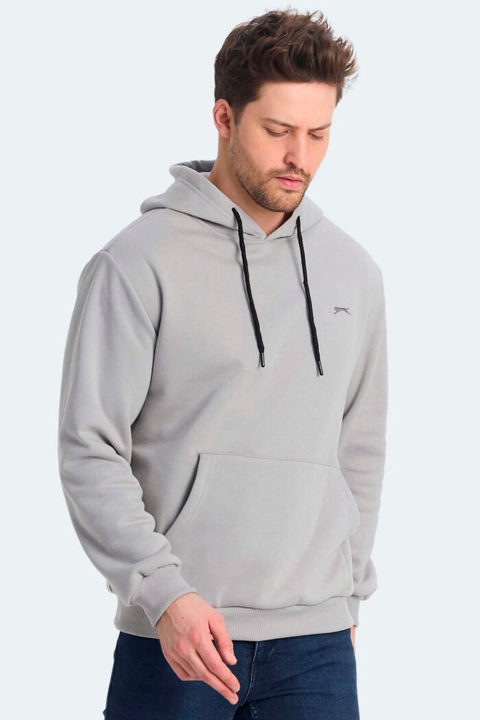 Slazenger KICKSON Erkek Sweatshirt Gri - Görsel 6