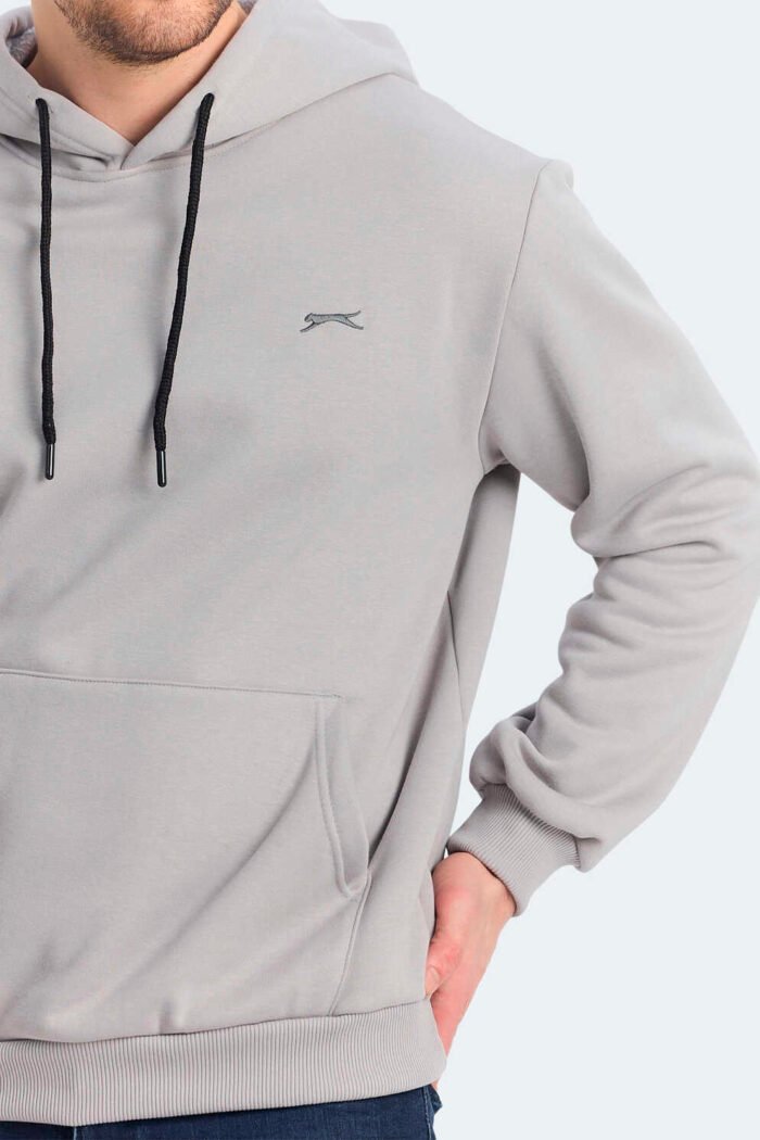 Slazenger KICKSON Erkek Sweatshirt Gri - Görsel 4