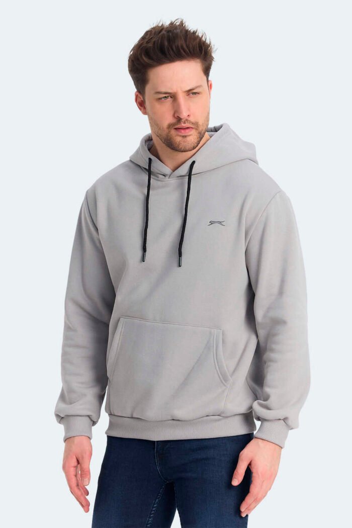 Slazenger KICKSON Erkek Sweatshirt Gri - Görsel 5