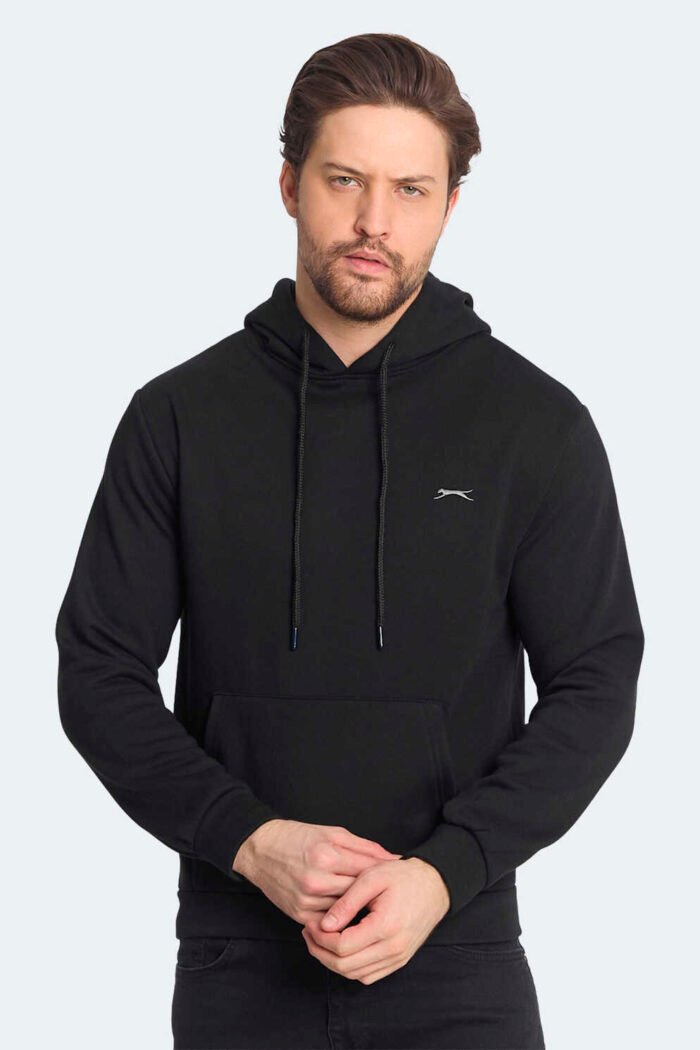 Slazenger KICKSON Erkek Sweatshirt Siyah - Görsel 1