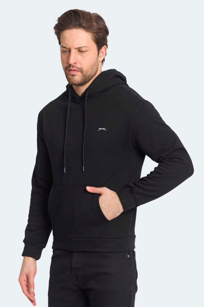 Slazenger KICKSON Erkek Sweatshirt Siyah - Görsel 4