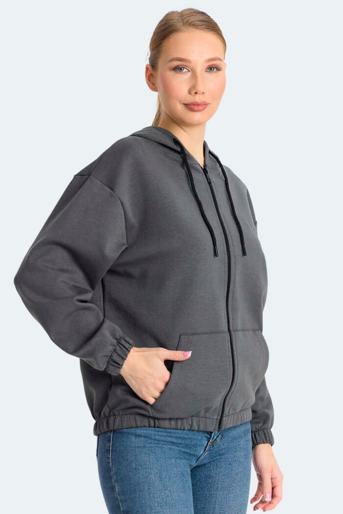 Slazenger KIMBERLEY Kadın Sweatshirt Koyu Gri - Görsel 2