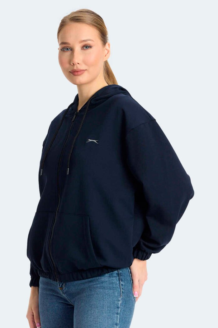 slazenger-kimberley-kadin-sweatshirt-lacivert-sweatshirt-slazenger-st24wk055-770870-19-B Slazenger KIMBERLEY Kadın Sweatshirt Lacivert - Görsel 1