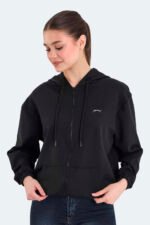 Slazenger KIMBERLEY Kadın Sweatshirt Siyah