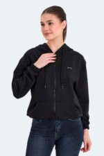 Slazenger KIMBERLEY Kadın Sweatshirt Siyah - Görsel 4