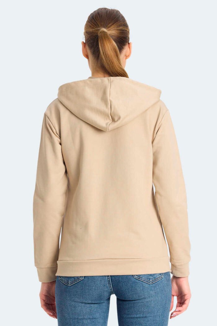 Slazenger KINET Kadın Sweatshirt Bej - Görsel 3
