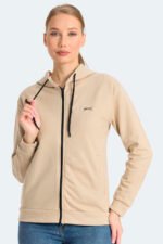Slazenger KINET Kadın Sweatshirt Bej
