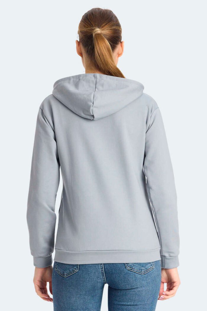 Slazenger KINET Kadın Sweatshirt Gri - Görsel 3