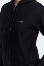 Slazenger KINET Kadın Sweatshirt Siyah - Görsel 3