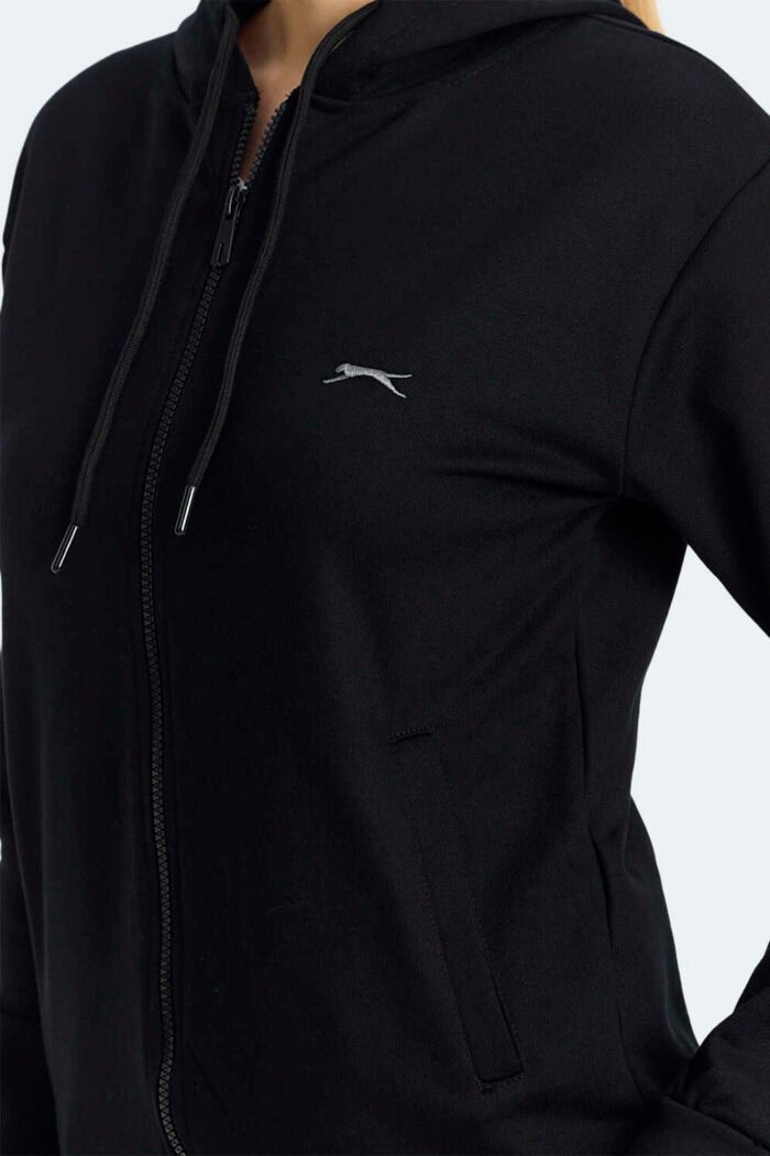 Slazenger KINET Kadın Sweatshirt Siyah - Görsel 3