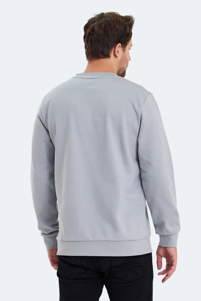 Slazenger KORAL Erkek Sweatshirt Gri - Görsel 3