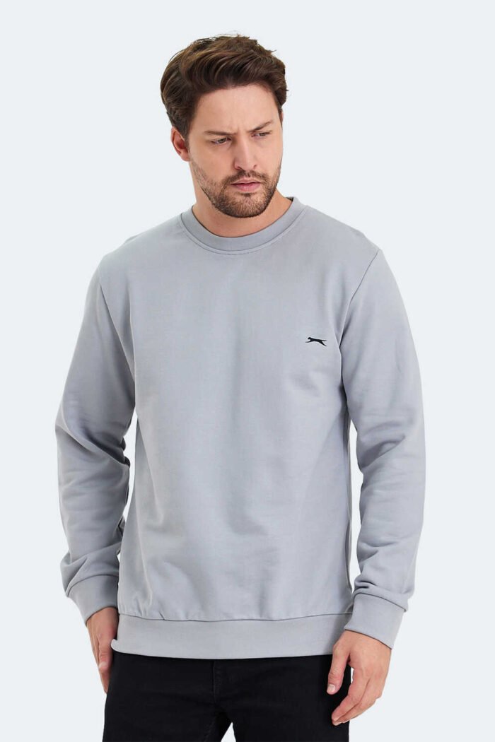 Slazenger KORAL Erkek Sweatshirt Gri - Görsel 2