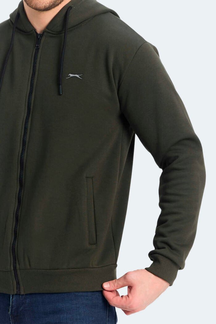 Slazenger KOZZAX Erkek Sweatshirt Haki - Görsel 2