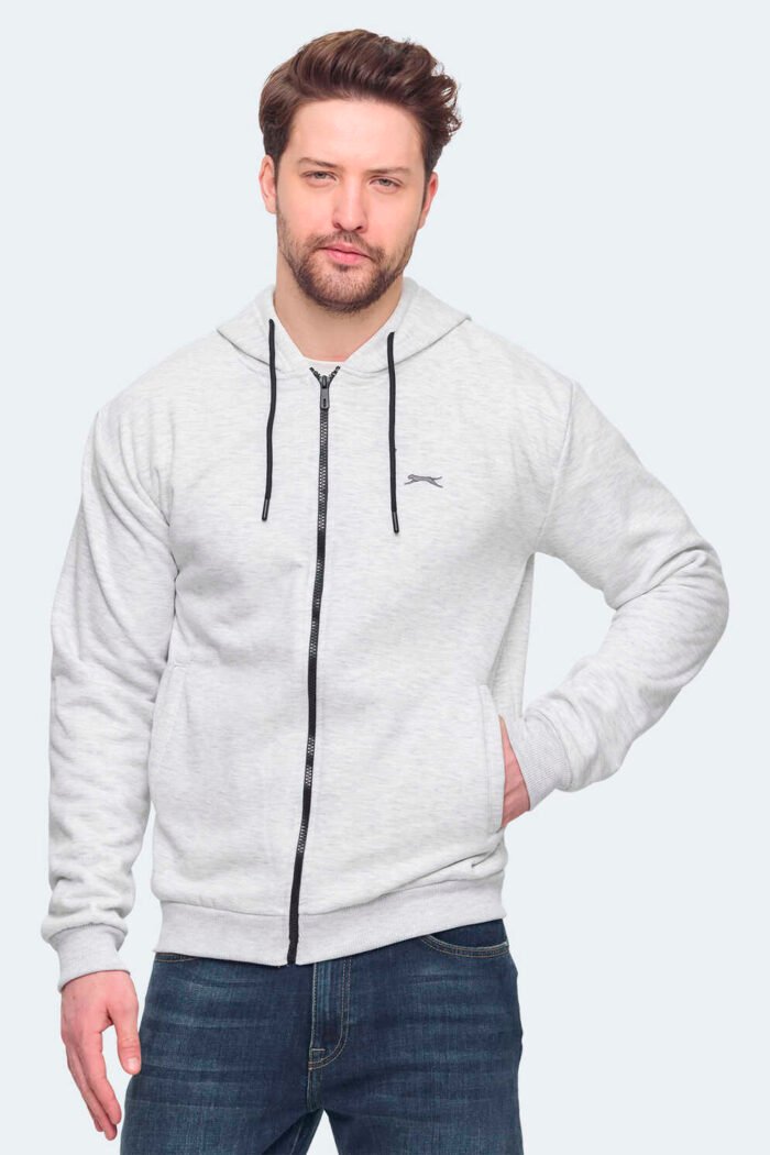 Slazenger KOZZAX Erkek Sweatshirt Koyu Gri - Görsel 1