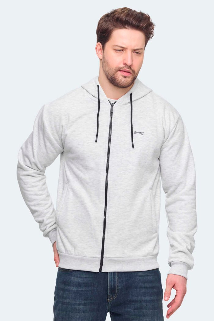 Slazenger KOZZAX Erkek Sweatshirt Koyu Gri - Görsel 3