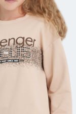 Slazenger LAST Unisex Çocuk Sweatshirt Camel - Görsel 3