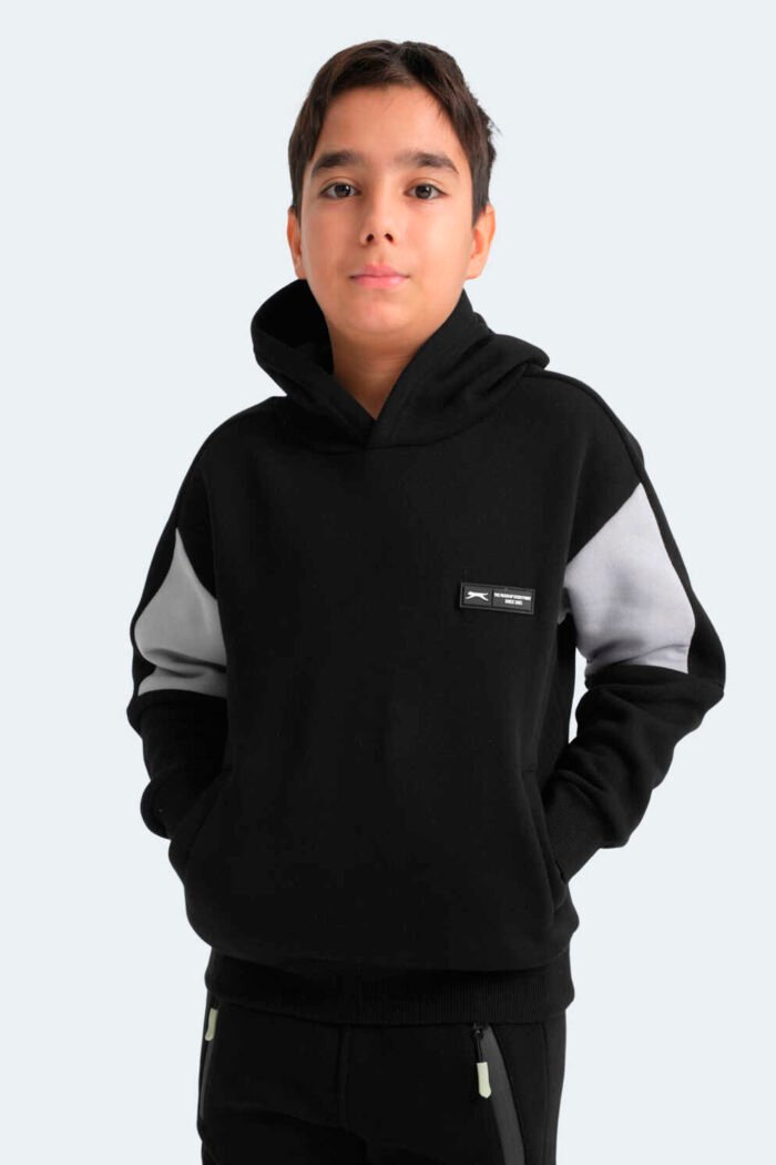 slazenger-layne-unisex-cocuk-sweatshirt-siyah-gri-sweatshirt-slazenger-st24wc006-768019-18-B (1) Slazenger LAYNE Unisex Çocuk Sweatshirt Siyah - Gri - Görsel 1