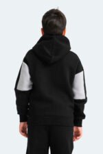 Slazenger LAYNE Unisex Çocuk Sweatshirt Siyah - Gri - Görsel 5