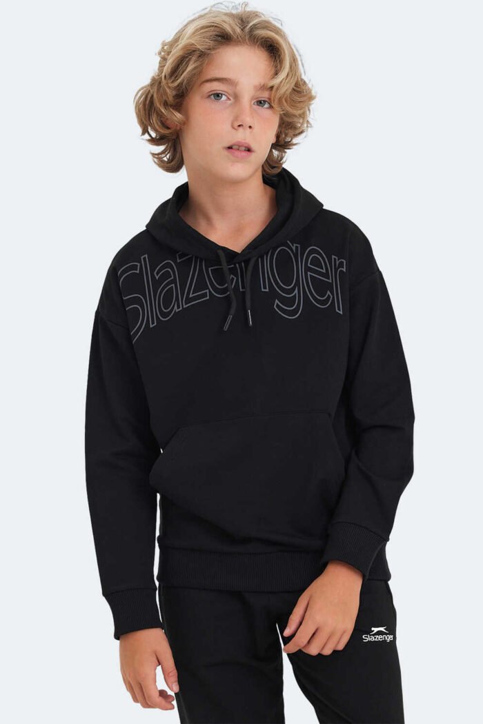 slazenger-letto-unisex-cocuk-sweatshirt-siyah-sweatshirt-slazenger-st24wc004-766550-18-B Slazenger LETTO Unisex Çocuk Sweatshirt Siyah - Görsel 1