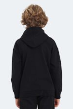 Slazenger LETTO Unisex Çocuk Sweatshirt Siyah - Görsel 5