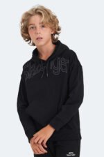 Slazenger LETTO Unisex Çocuk Sweatshirt Siyah - Görsel 2