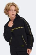 Slazenger LEVON Unisex Çocuk Sweatshirt Siyah - Görsel 2