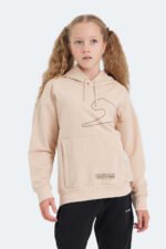 Slazenger LINK Unisex Çocuk Sweatshirt Camel - Görsel 2