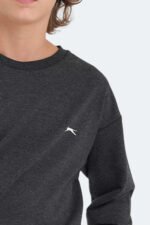 Slazenger LUPPA Unisex Çocuk Sweatshirt Koyu Gri - Görsel 4